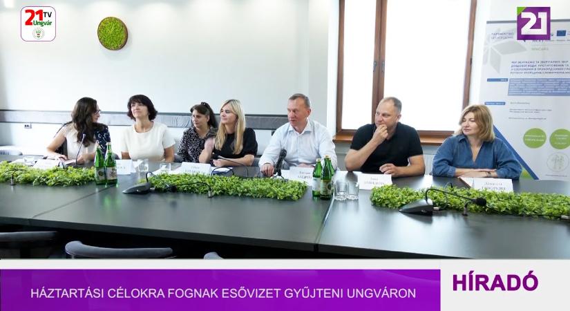 Háztartási célokra fognak esővizet gyűjteni Ungváron (videó)