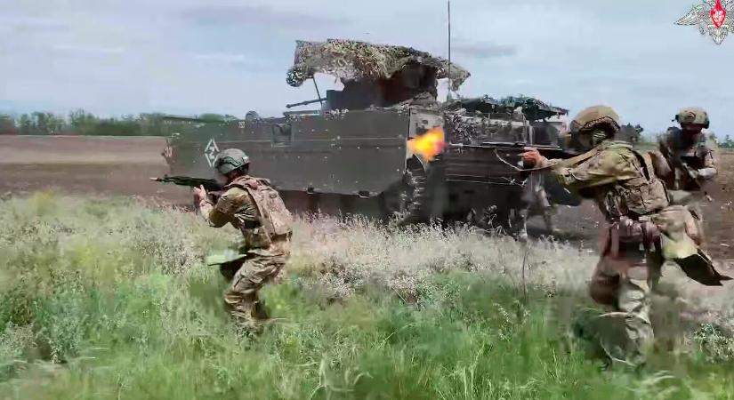Elsősorban Donyeck térségét támadták vasárnap az orosz erők