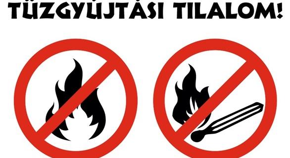 Nébih: hétfőtől az egész országra kiterjedő tűzgyújtási tilalom lép életbe