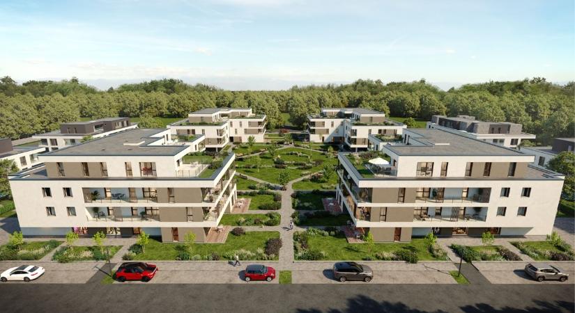 Tágas terek, nyugodt környezet, kiváló elhelyezkedés – a jövő otthonai épülnek Győrben