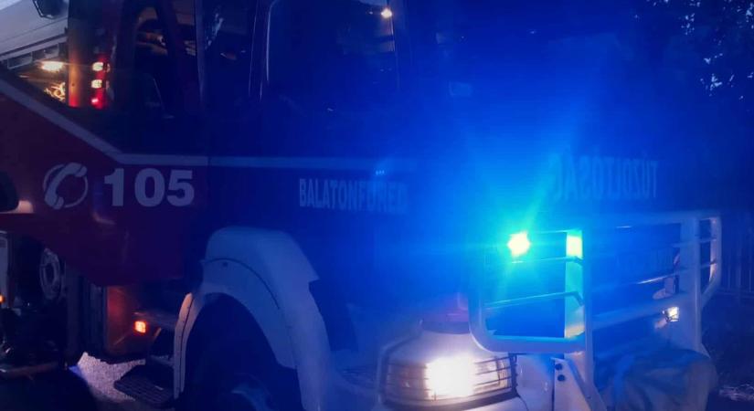 Tűz egy balatoni szállodában