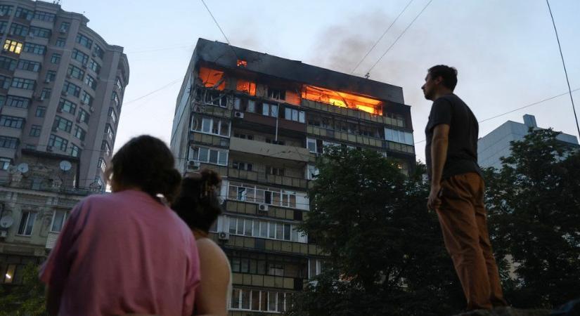 Egy óvoda is megrongálódott az oroszok újabb kijevi támadása során