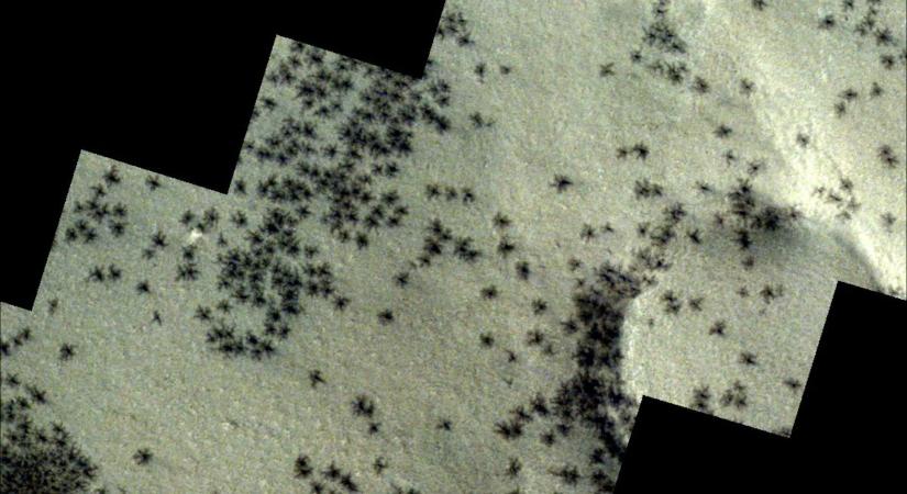 Pókok a Marson? A NASA végre megfejtette a vörös bolygó egyik legijesztőbb titkát