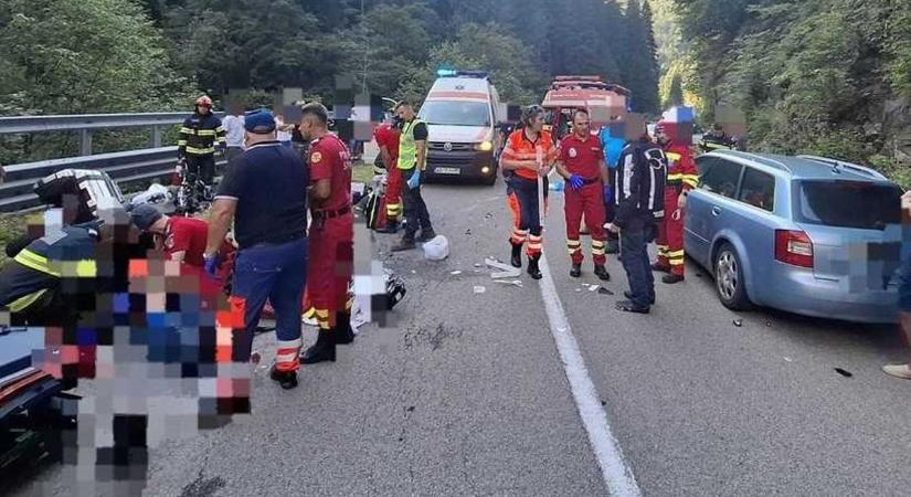 Magyar motorosok szenvedtek balesetet Erdélyben, egyikük meghalt