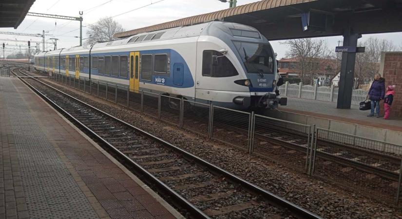 A Déliből Kelenföldig jutott a reggeli Tópart InterCity
