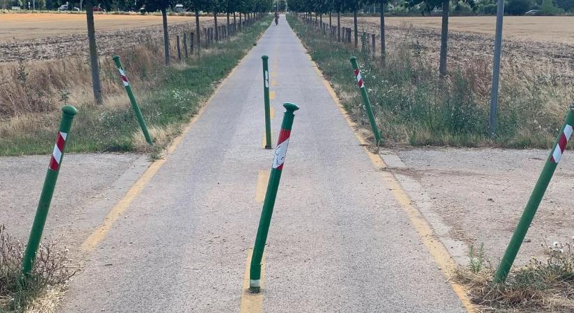 Egy önkéntes hős hozta rendbe a kerékpárutat