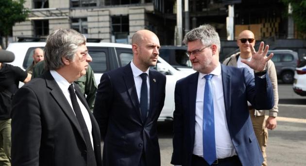 Kijevbe érkezett a francia külügyminiszter