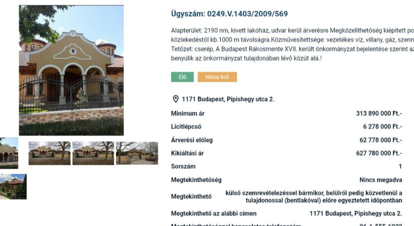 Úszik az adósságban a magyar Opel király: töredékáron árverezik Ivanits József luxusvilláját
