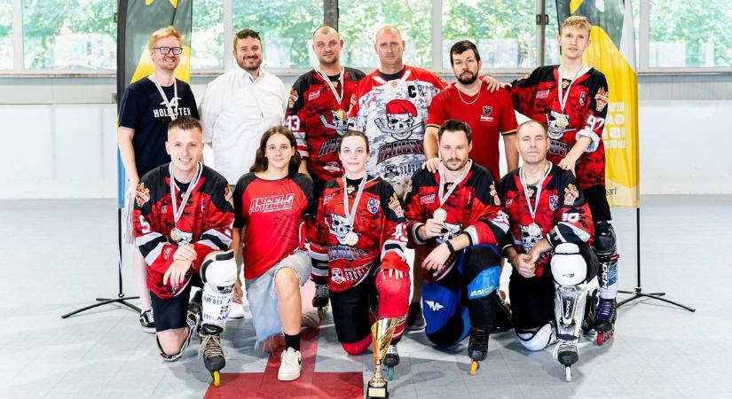 Dunaújvárosi aranyérem az inline hokiban
