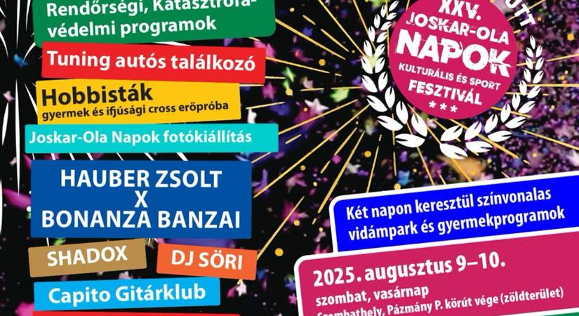 Joskar-Ola Napok Kulturális és Sport Fesztivál 2025 Szombathely