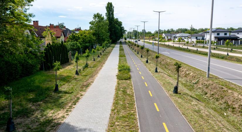 Három híddal épült meg, és új távlatokat nyitott Zalaegerszeg új bicikliútja