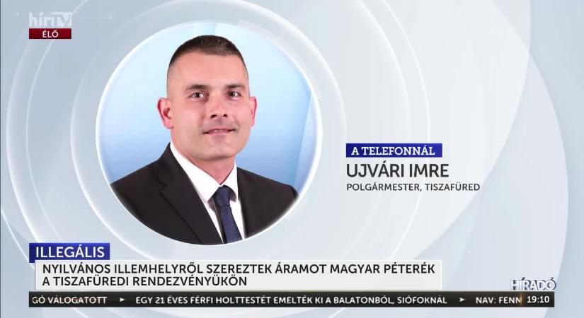 Magyar Péterék egy nyilvános illemhelyből használtak áramot, amiért nem fizettek  videó