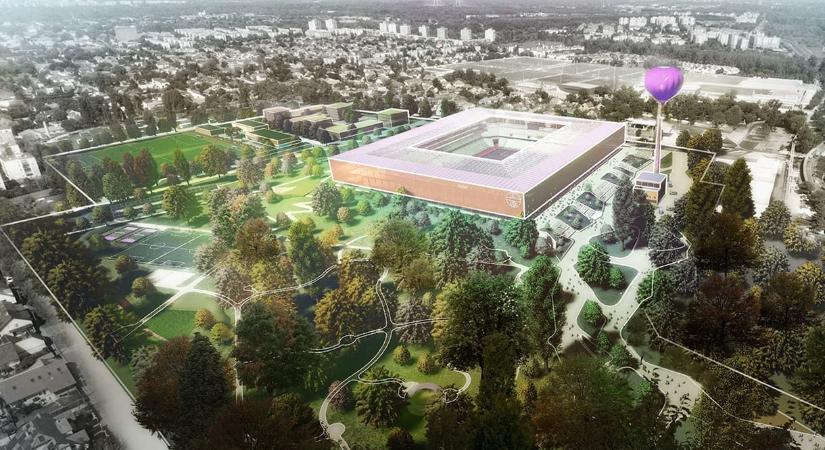 Bemutatták az első látványtervet az Újpest új stadionjáról