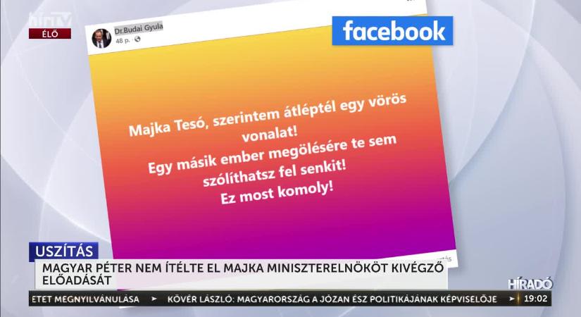 Magyar Péter nem ítélte el a Majka, miniszterelnököt kivégző előadását  videó