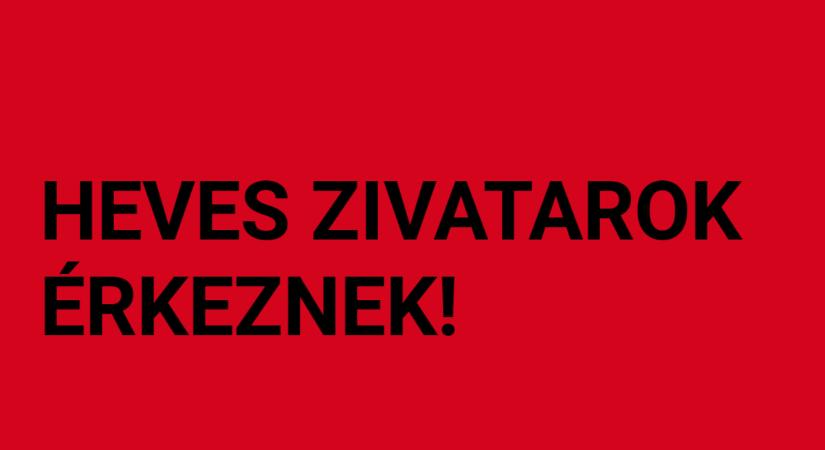 A Dunántúlon már zivatarok, jön a többi is!