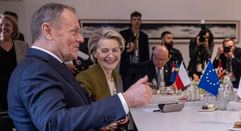 Von der Leyen kifizeti Donald Tuskot, az uniós költségvetés nagy nyertese Lengyelország lehet