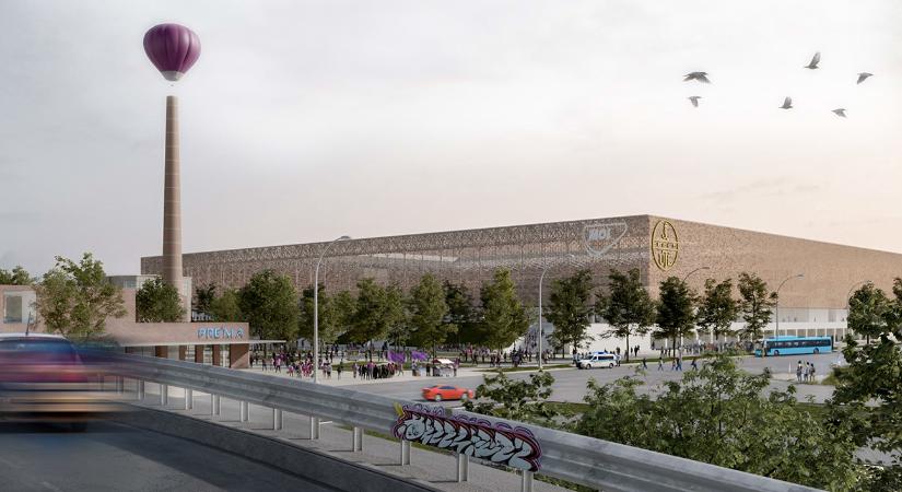 Újpest: Megérkeztek az első látványtervek a lilák új stadionjáról - fotók!