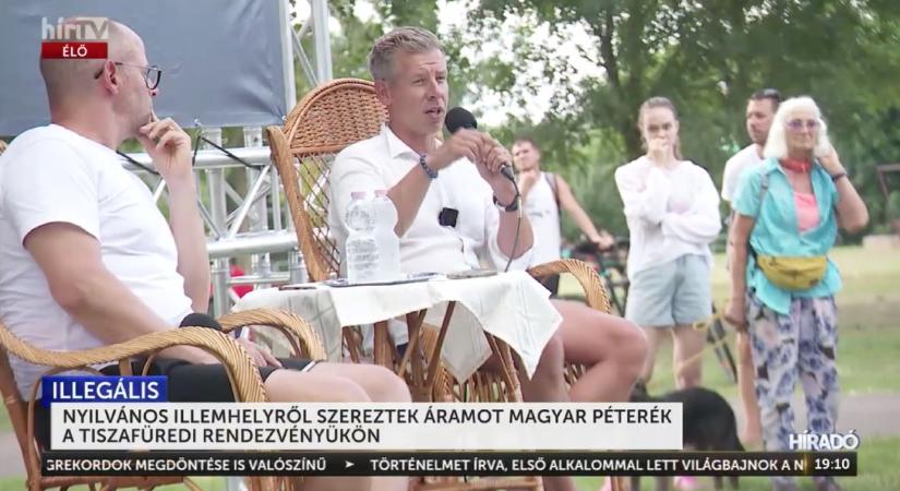 A vécéről lopta az áramot a Tisza Párt a polgármester szerint