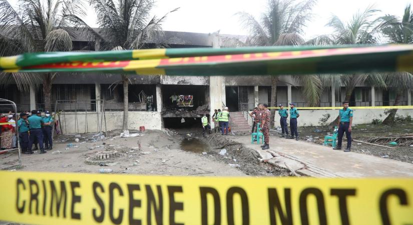 Nőtt a bangladesi légierő iskolára zuhant repülőgépe miatt elhunytak száma