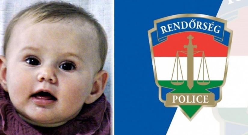 Eltűnt egy 8 hónapos kislány, a monori rendőrök próbálják felkutatni