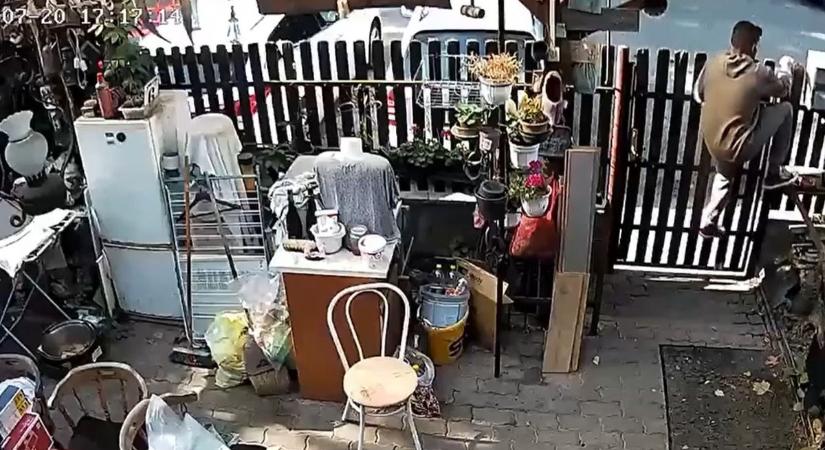 Ehhez már pofa kell! Bicskanyitogató betörést rögzített egy biztonsági kamera Debrecenben! – videókkal!