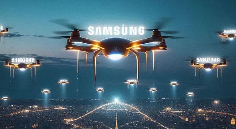 Látványos drónshow-t rendez holnap Budapesten a Samsung