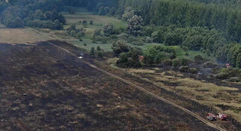 Hatalmas tűz pusztított Somogysimonyi határában