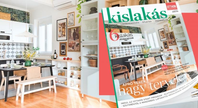 Apró terek, nagy tervek! Megjelent az OTTHON magazin nyári KISLAKÁS különszáma!