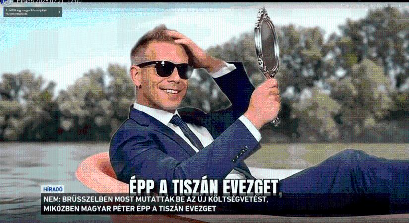 Az M1 Híradóban egy deepfake-gyanús videó ment le Magyar Péterről és Zelenszkijről