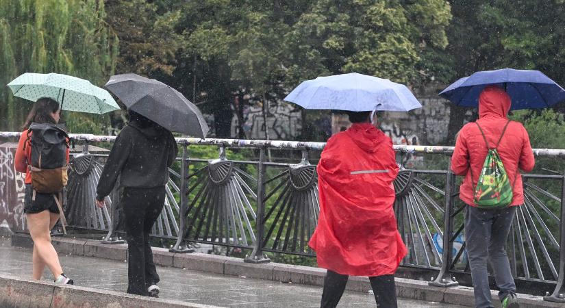2 országrész nyakába zuhog a csapadék, felhőszakadás és jégesős sem kizárt az előrejelzések szerint? Részletes időjárás-előrejelzés