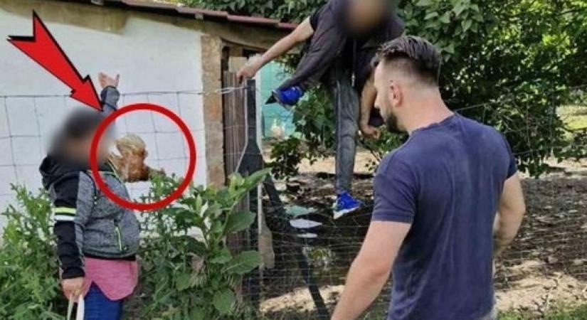 Egy várkonyi utcán elegyedett szóba egy rendőrrel a nő, amikor kotkodálni kezdett a táskája