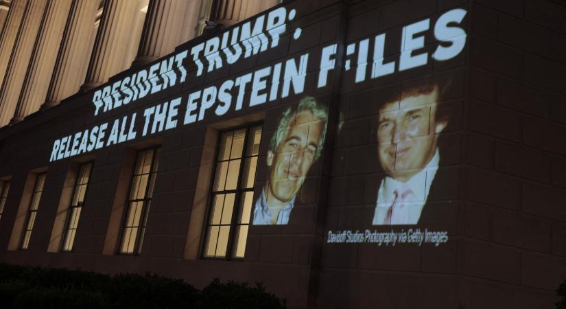 Új felvételeket ástak elő a múltból Trump és Epstein kapcsolatáról