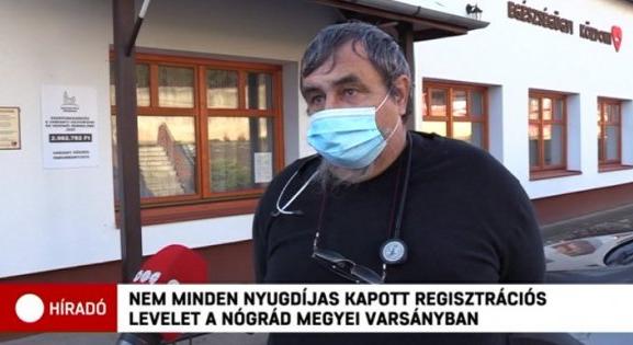 A nyugdíjasok jó része nem kapta meg a vakcinaregisztrációs levelet a Nógrád megyei Varsányban
