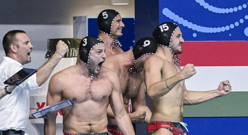 Vizes vb: ötödik aranyára hajt a férfi vízilabda-válogatott