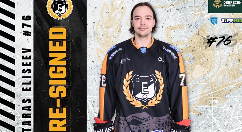 Jégkorong: Tarasz Jeliszejev is hosszabbított