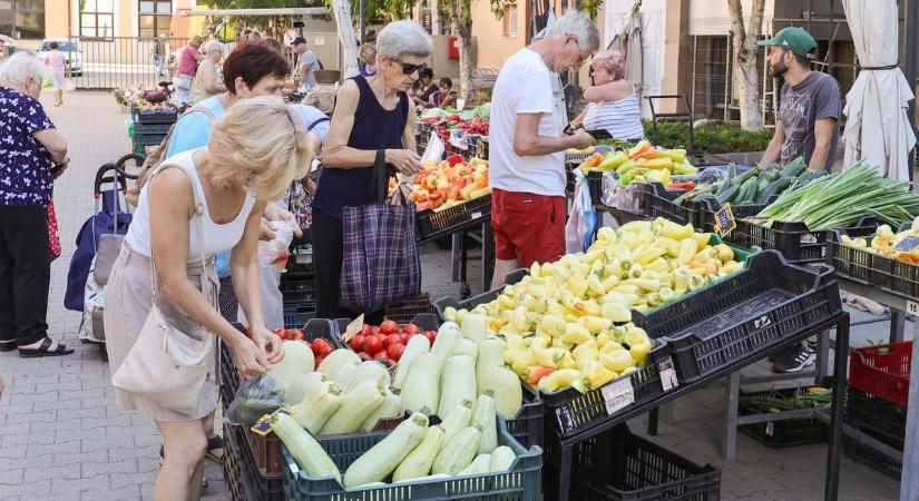 Árrobbanás a szekszárdi piacon – a barack aranyat ér, de az uborka sem olcsó (képgalériával)