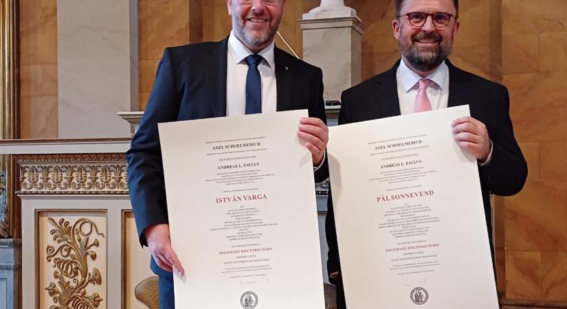 Nemzetközi elismerés: ELTE-s jogászprofesszorokat tüntetett ki a Göttingeni Egyetem