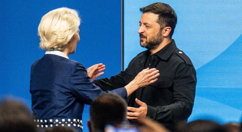 Jogállamiság-tiprás: Ursula von der Leyen mélyen hallgat Zelenszkij intézkedéseiről