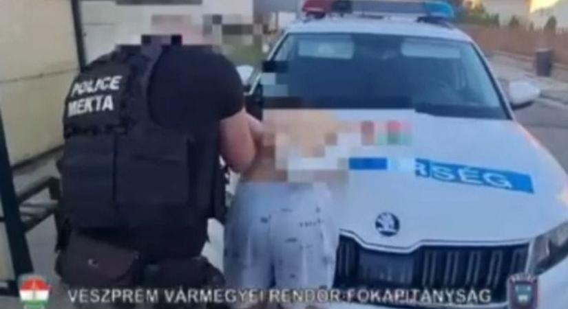 Súlyosan megvert egy járókelőt egy fiatal férfi Balatonalmádiban  videó