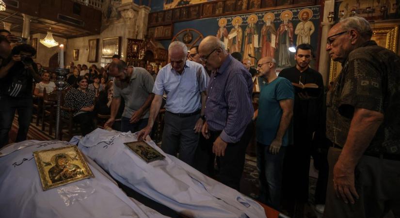 Az izraeli hadsereg belső vizsgálata szerint tévedésből lőtték szét a gázai katolikus templomot