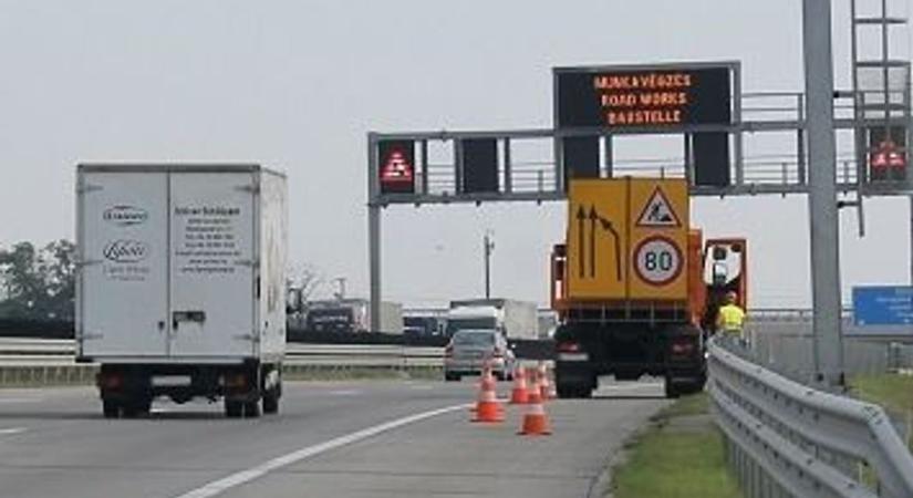 Lezárások hete-Újabb terelés az M85-ösön, ezúttal Csorna irányába