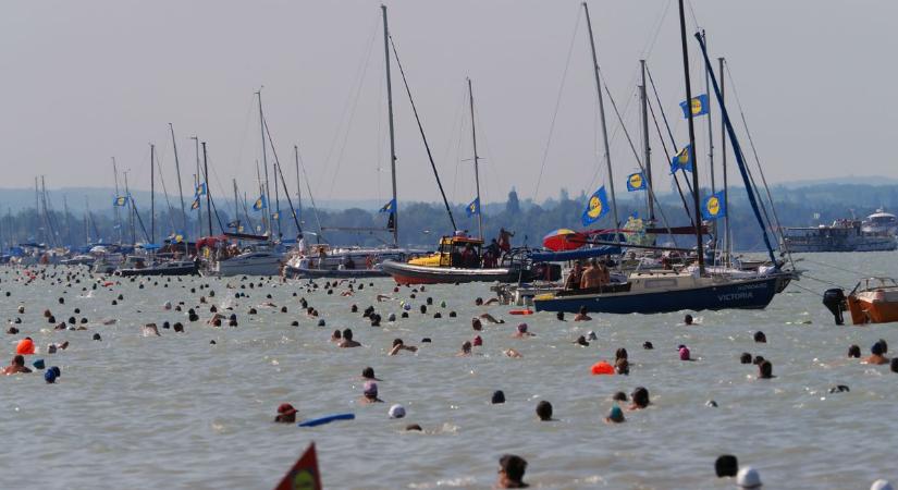 Balaton-átúszás: kevés pólót nyomattak