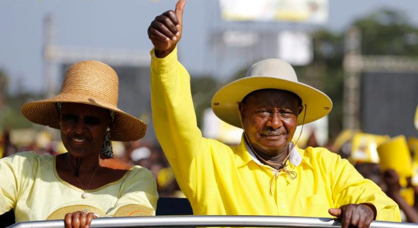 Hatodszor nyert az 1986 óta hivatalban lévő elnök Ugandában