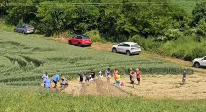 Valami lapul a mélyben a Nyírségben!