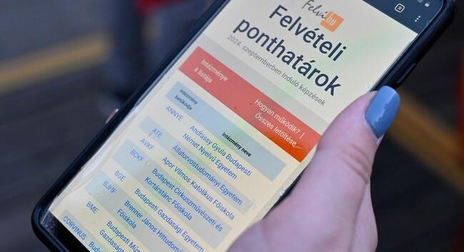 Felvételi 2025: rekordszámú új hallgató jutott be a magyar egyetemekre