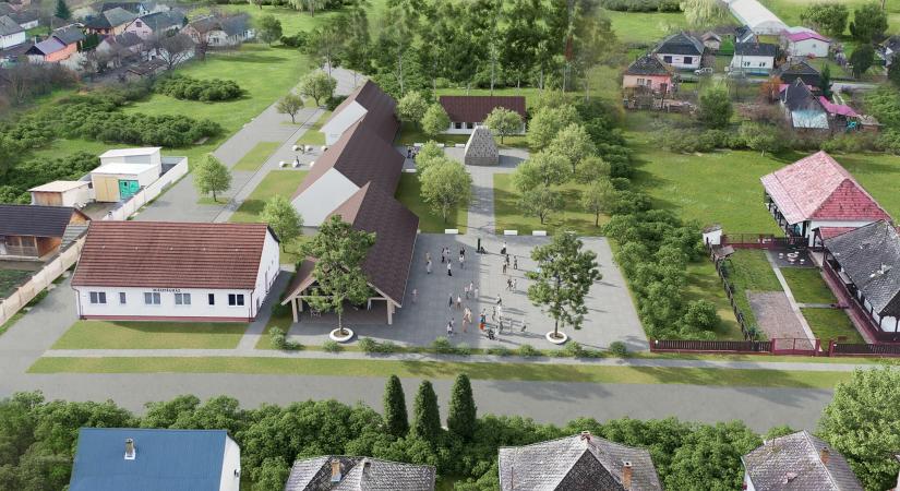 Szatmárcseke Himnusz Emlékhely – A 3h Építésziroda terve