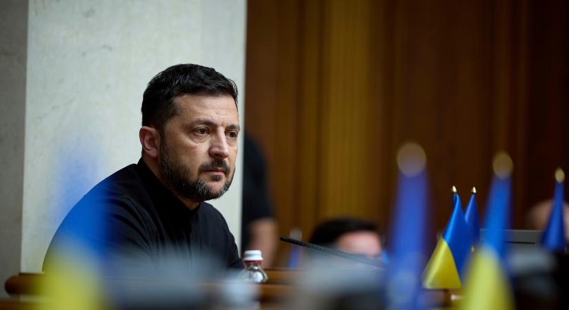Zelenszkij: az ukrán légvédelem megerősítéséről egyeztettek az izraeli külügyminiszterrel