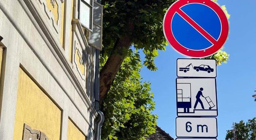 Áruszállításra kijelölt parkolóhelyeket hoznak létre Esztergomban