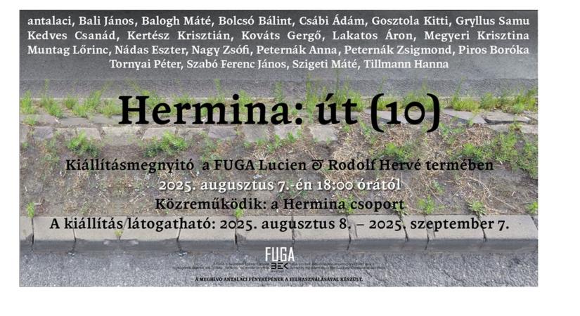 Hermina: Út (10) kiállításmegnyitó a FUGA-ban