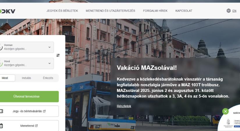 Megújult a DKV honlapja és mobilalkalmazása
